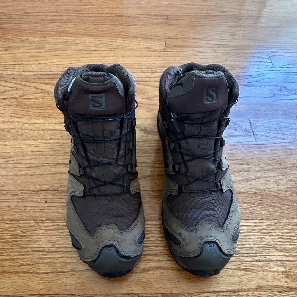 Salomon Men's Dark Brown Outdoor Boots XA Forces Mid Gore-Tex